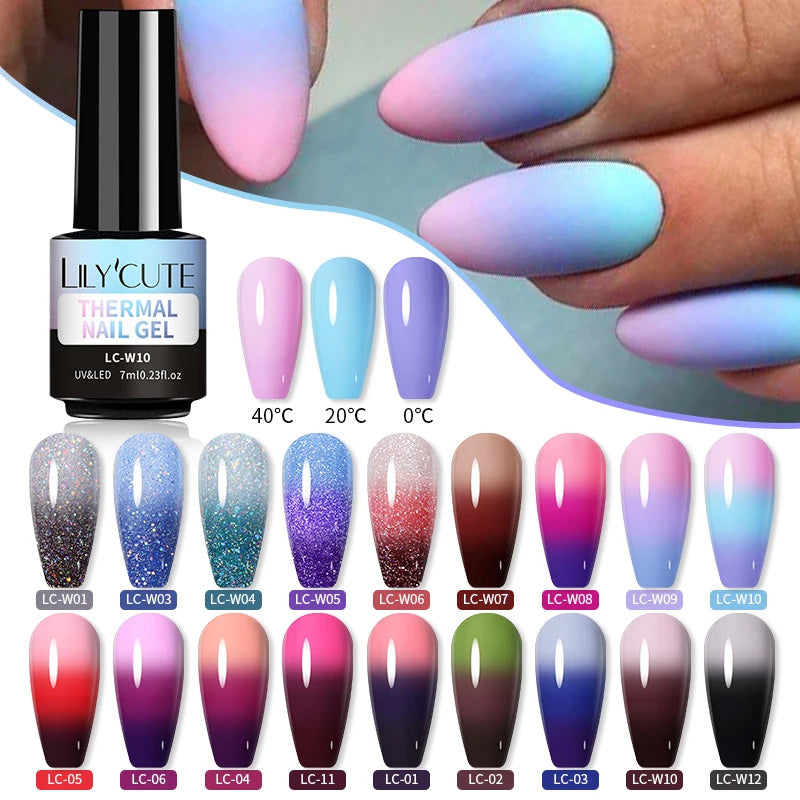 Color Changing Thermal Gel Nail Polish