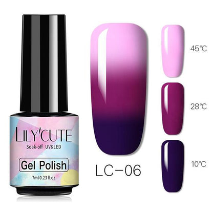 Color Changing Thermal Gel Nail Polish
