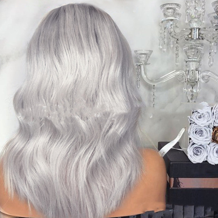 European and American Long Curly Wig