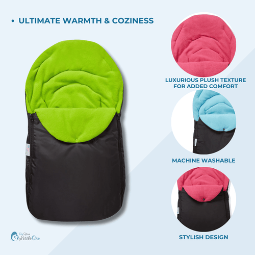 Universal Car Seat Footmuff / Cosy Toes - Fits All 3 And 5 Point Harnesses
